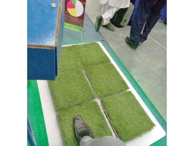 students have created tiles which convert mechanical energy into electrical energy and generate electricity the electricity produced can be stored in a battery to power appliances later photo express students have created tiles which convert mechanical energy into electrical energy and generate electricity the electricity produced can be stored in a battery to power appliances later photo express