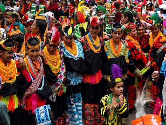 in this picture taken on may 16 2019 kalash women wearing traditional dresses celebrate 039 joshi 039 a festival to welcome the arrival of spring at bumburate village in the mountainous valleys in northern pakistan photo afp in this picture taken on may 16 2019 kalash women wearing traditional dresses celebrate 039 joshi 039 a festival to welcome the arrival of spring at bumburate village in the mountainous valleys in northern pakistan photo afp