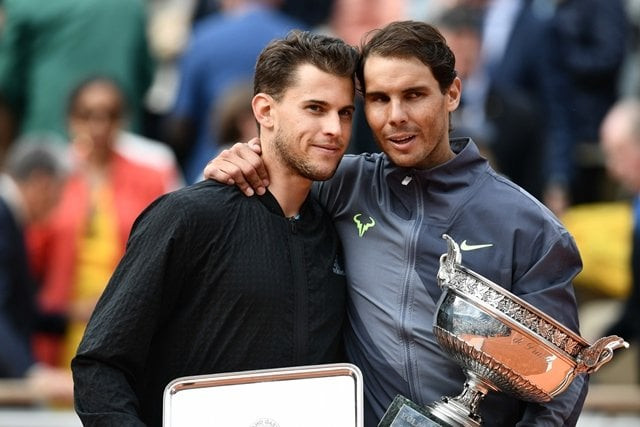 the 33 year old spaniard claimed a 6 3 5 7 6 1 6 1 victory over thee fourth seed becoming the first player man or woman to win the same slam 12 times photo afp the 33 year old spaniard claimed a 6 3 5 7 6 1 6 1 victory over thee fourth seed becoming the first player man or woman to win the same slam 12 times photo afp