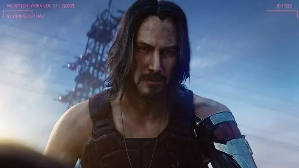 keanu reeves character johnny silverhand in cyberpunk 2077 photo microsoft keanu reeves character johnny silverhand in cyberpunk 2077 photo microsoft