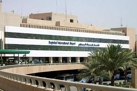 a file photo of baghdad airport