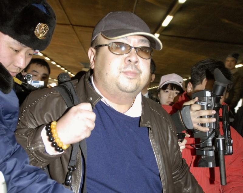 slain kim jong nam arrives at beijing airport in beijing china in this photo taken by kyodo february 11 2007