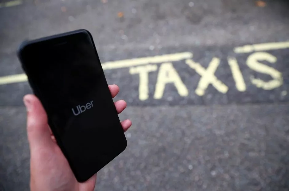 the uber application is seen on a mobile phone in london britain september 14 2018 photo reuters the uber application is seen on a mobile phone in london britain september 14 2018 photo reuters