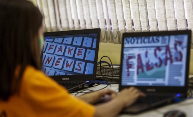 students of unified educational centers ceu attend a lesson on 039 fake news access security and veracity of information 039 in sao paulo brazil on june 21 2018 media analysis is a compulsory subject in brazilian schools photo afp