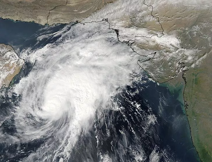 cyclone vayu is 700 kilometres away from karachi with the port city under no threat pmd photo reuters file cyclone vayu is 700 kilometres away from karachi with the port city under no threat pmd photo reuters file