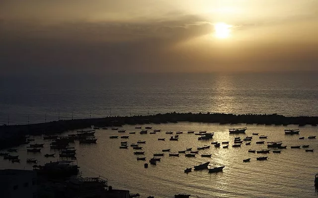 a general view of the fishing port in gaza city on may 5 2019 photo afp a general view of the fishing port in gaza city on may 5 2019 photo afp