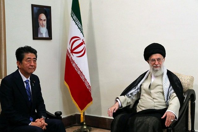 iran 039 s supreme leader ayatollah ali khamenei meets with japan 039 s prime minister shinzo abe in tehran iran june 13 2019 photo reuters