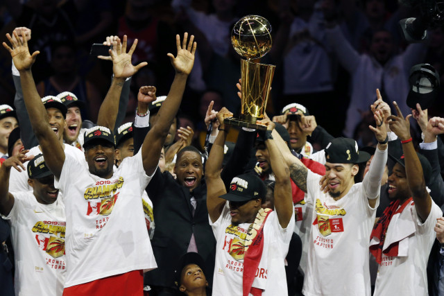 kyle lowry and pascal siakam each scored 26 points while kawhi leonard and reserve fred vanvleet both had 22 as toronto won the best of seven series four games to two photo afp kyle lowry and pascal siakam each scored 26 points while kawhi leonard and reserve fred vanvleet both had 22 as toronto won the best of seven series four games to two photo afp