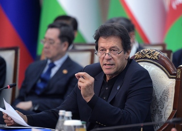 prime minister imran khan attends a session during the shanghai cooperation organisation sco summit in bishkek photo reuters