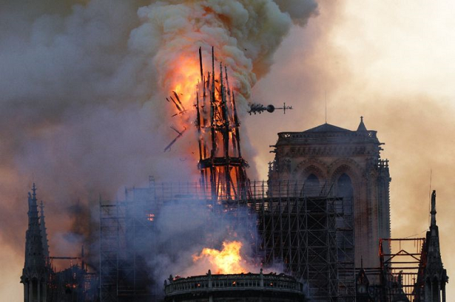 for safety reasons worshippers attending the first mass at notre dame since the devastating fire will be expected to don hard hats photo afp