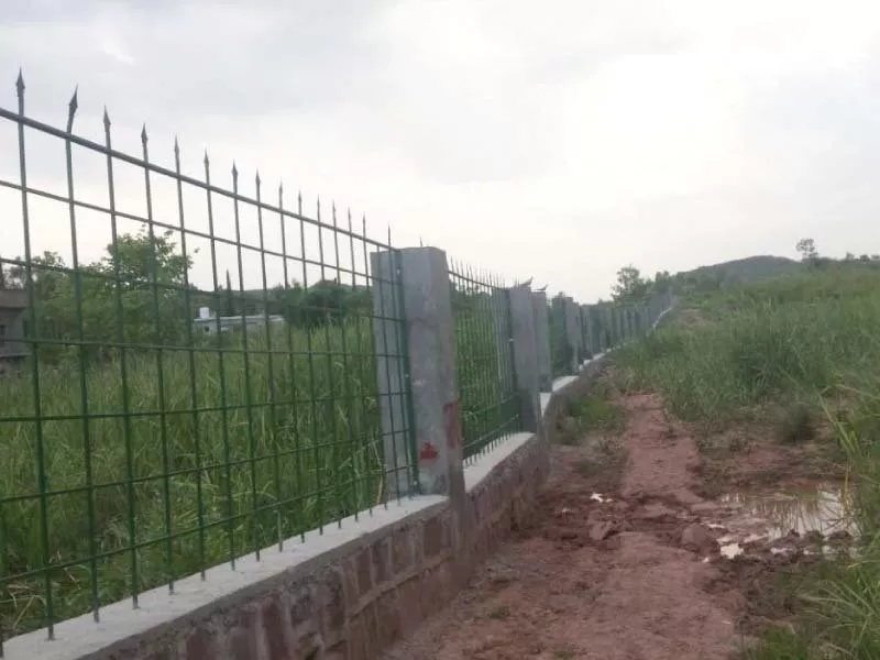 a view of newly constructed boundary of zoological and botanical garden photo express a view of newly constructed boundary of zoological and botanical garden photo express