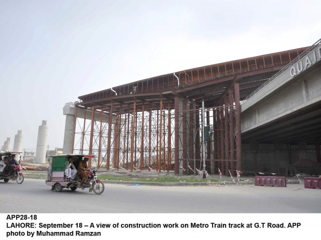 orange line of lahore s metro train will be synchronized with historic architecture photo app orange line of lahore s metro train will be synchronized with historic architecture photo app