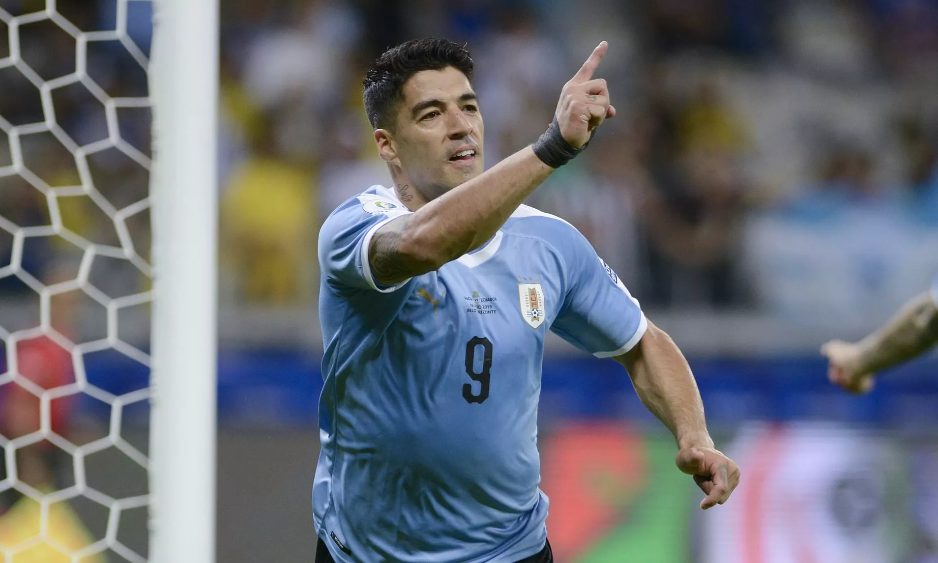 nicolas lodeiro opened the scoring after just six minutes before ecuador full back jose quintero was dismissed for a flailing arm photo afp nicolas lodeiro opened the scoring after just six minutes before ecuador full back jose quintero was dismissed for a flailing arm photo afp