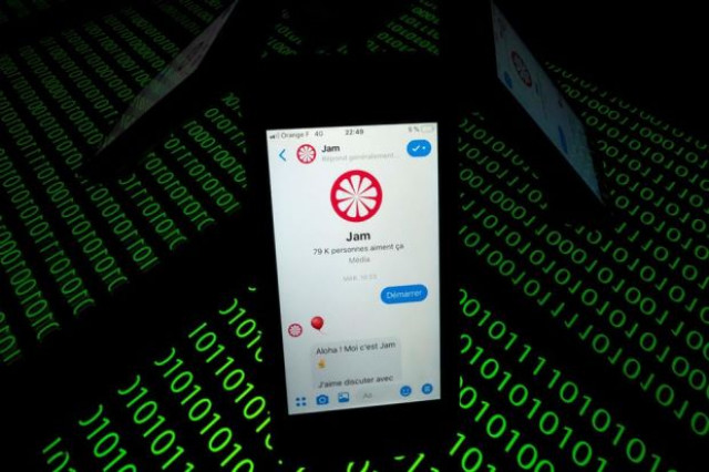 the quot jam quot chatbot for example is a robot which tells stories to enrich the news and to strengthen general knowledge photo afp the quot jam quot chatbot for example is a robot which tells stories to enrich the news and to strengthen general knowledge photo afp