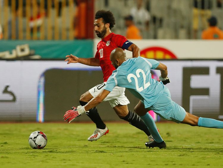 it was the second warm up victory for egypt who defeated qualifiers tanzania 1 0 three days ago at the same stadium photo reuters