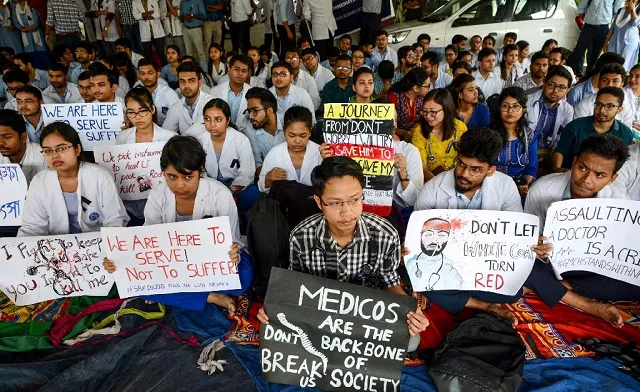 indian doctors are striking to demand better protection from patients and their angry relatives photo afp indian doctors are striking to demand better protection from patients and their angry relatives photo afp