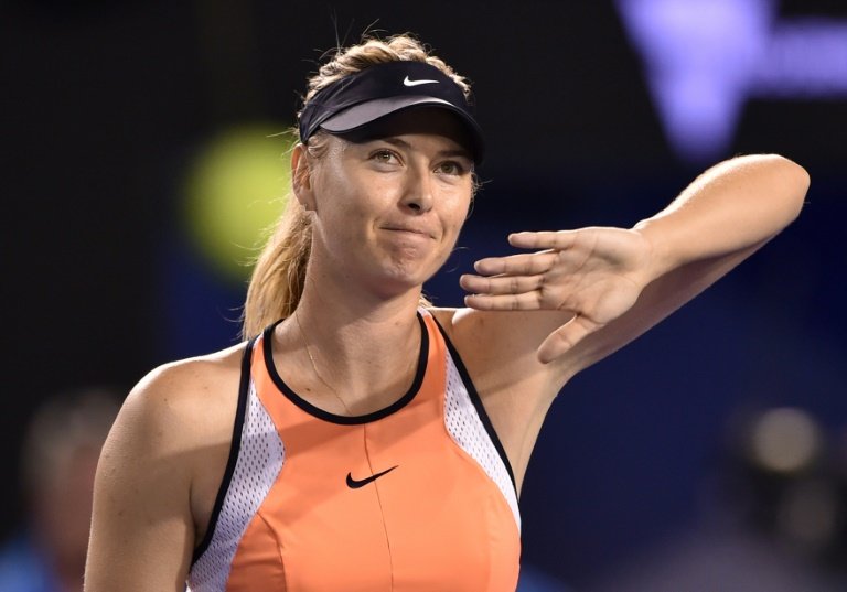 sharapova was already training on grass in the sunshine balearic isle while nadal was winning his record extending 12th french open last weekend having battled back from knee injuries photo afp