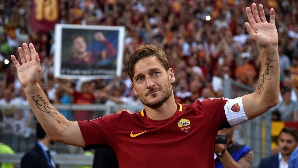 the three time serie a winners said they had offered a new role to totti photo afp