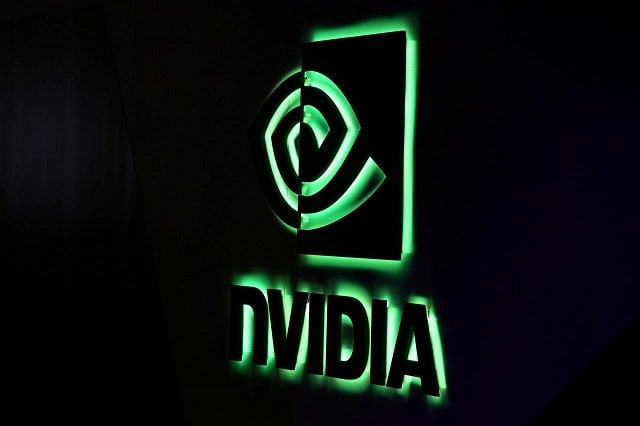a nvidia logo is shown at siggraph 2017 in los angeles california us july 31 2017 photo reuters a nvidia logo is shown at siggraph 2017 in los angeles california us july 31 2017 photo reuters