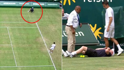 frightening ball boy injury scares fans commentators at halle open frightening ball boy injury scares fans commentators at halle open
