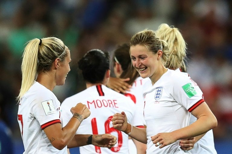 england were already through to the last 16 before facing the former winners japan in nice yet white 039 s double allowed them to clinch first place in group d with a maximum nine points photo afp