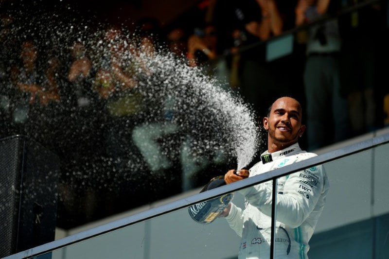 hamilton won from pole last year and is driving with more assurance and maturity than at any time in his career leaving even a revitalised bottas in the same machinery struggling to keep pace the finn has won twice this year photo afp