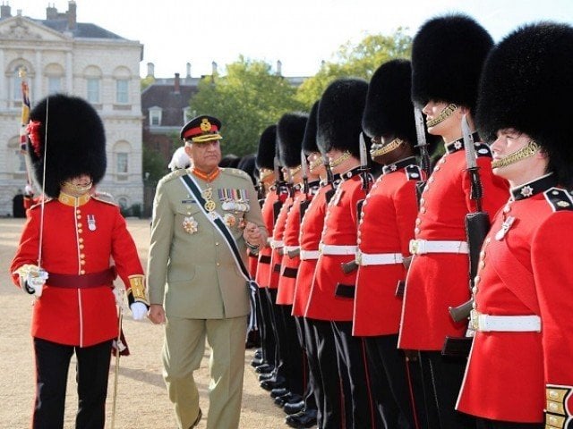 a file photo of the army chief during his visit to london last year photo twitter officialdgispr