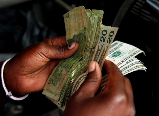 rtgs dollar has plunged 60 against us dollar since its introduction in feb photo reuters rtgs dollar has plunged 60 against us dollar since its introduction in feb photo reuters