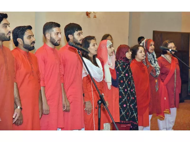 numl students sing national anthems of japan and pakistan photo dna numl students sing national anthems of japan and pakistan photo dna