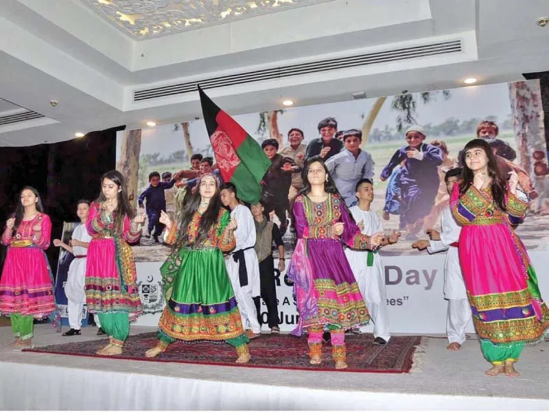 children perform at an event organised by the unhcr and safron ministry to mark world refugees day photo app children perform at an event organised by the unhcr and safron ministry to mark world refugees day photo app
