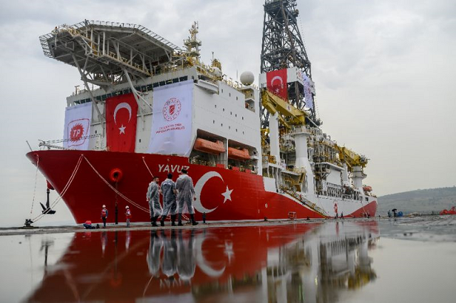 turkey is set to send the drilling ship quot yavuz quot to search for oil and gas off cyprus a move the eu has condemned photo afp