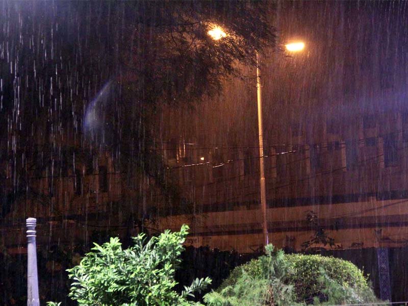 a view of heavy rain fall in karachi on june 21 2019 photo online