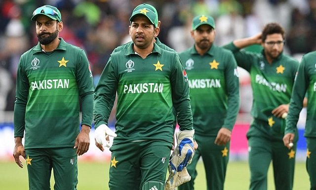 pakistan 039 s cricketers leave the field at end of play during the 2019 cricket world cup group stage match between west indies and pakistan at trent bridge in nottingham photo afp