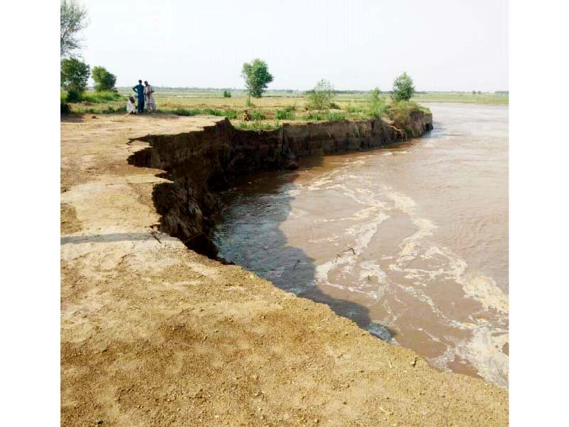 erosion forces residents away from river