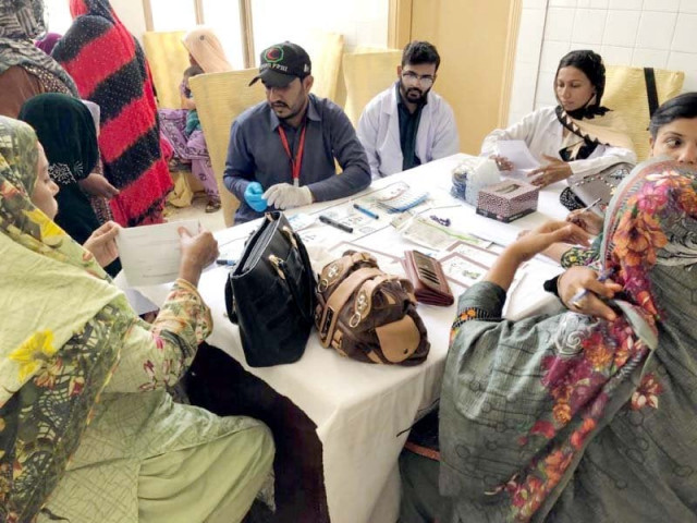 a screening camp in rato dero set up to test children for hiv photo file