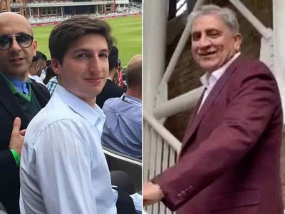 watch army chief pm imran s son at lord s to support green shirts watch army chief pm imran s son at lord s to support green shirts