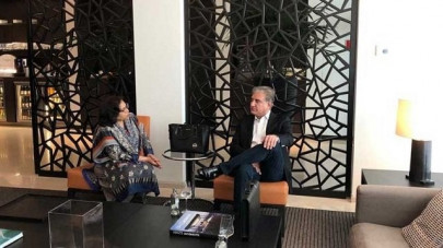 fm qureshi arrives in brussels on two day visit fm qureshi arrives in brussels on two day visit