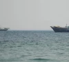 ships on the contested waters of the strait of hormuz