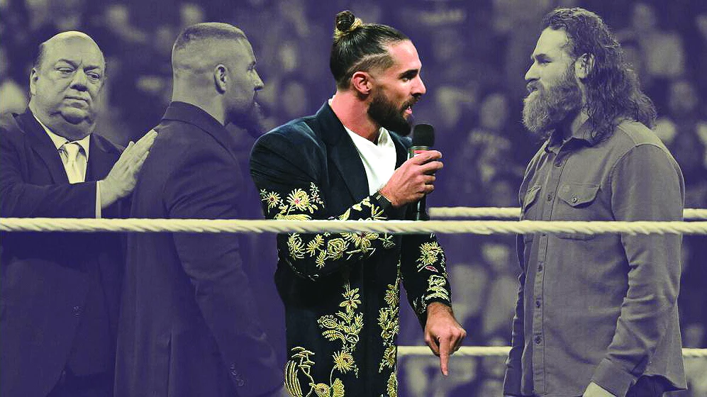 rollins donned the coat for monday night raw photo file