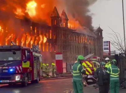 fire breaks out at peaky blinders downton abbey set in the uk