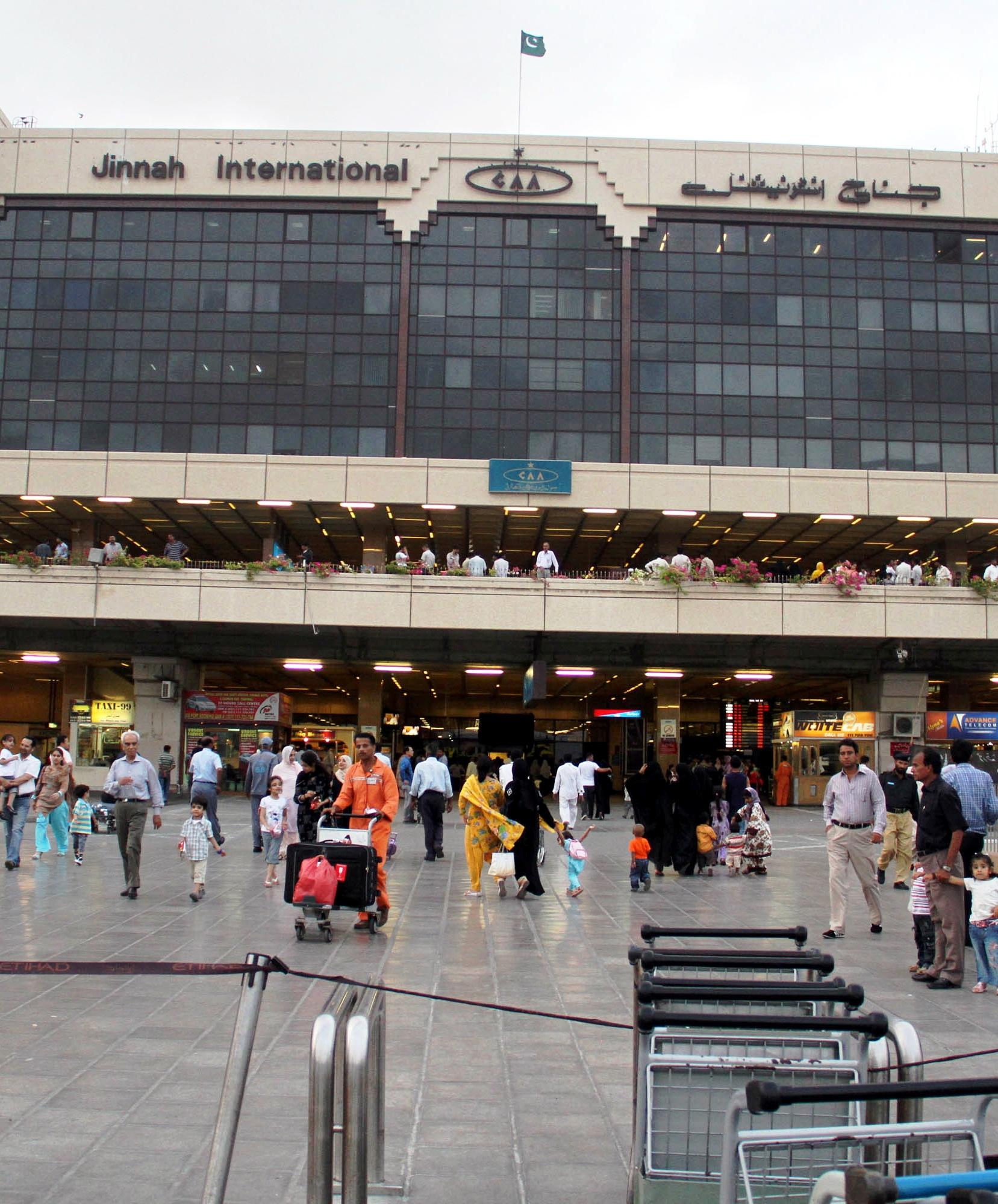 file photo of the jinnah international airport karachi photo epa