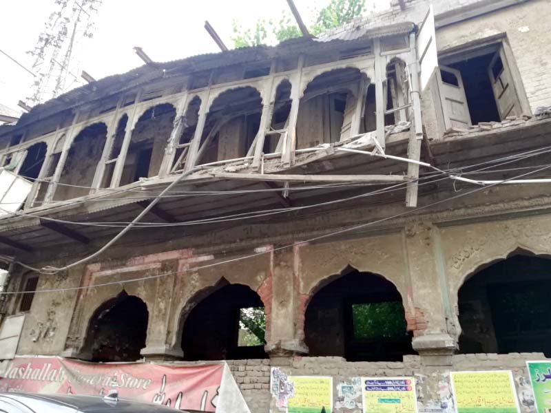 with monsoon season just around the corner the local administration is focusing on buildings which may become a hazard to people s safety photo express