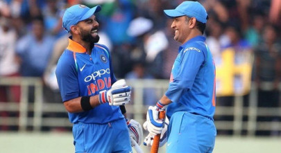 kohli backs legend dhoni s go slow tactics
