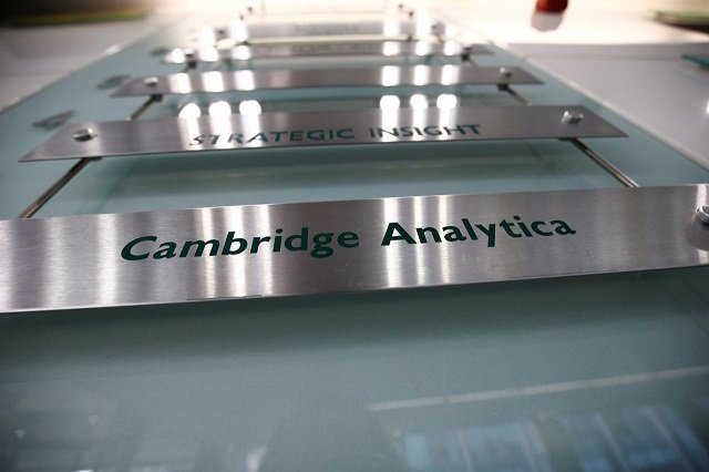 file photo the nameplate of political consultancy cambridge analytica is seen in central london photo reuters