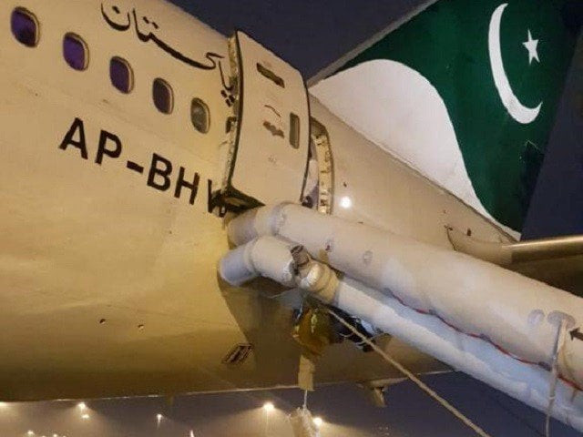 039 as per standard procedure pia had to offload nearly 50 passengers joining from beijing along with their luggage 039 photo file