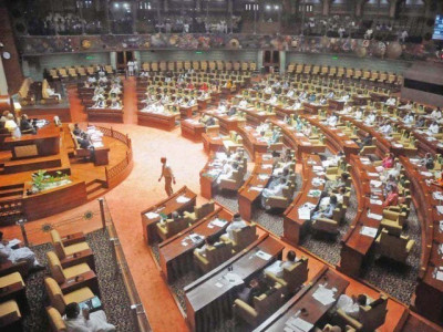 sindh assembly session lasts for a whole minute