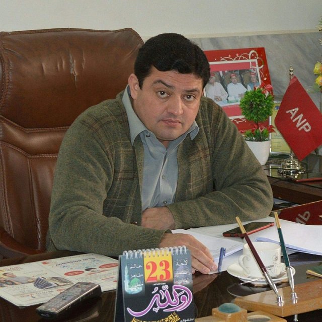 anp district president sartaj khan photo express