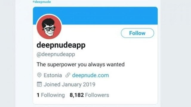 the so called deepnude app designed to virtually undress women was shut down amid an outrages over its potential for abuse photo afp the so called deepnude app designed to virtually undress women was shut down amid an outrages over its potential for abuse photo afp
