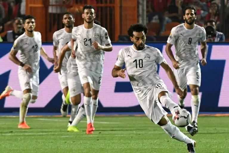 after prolific liverpool scorer salah put egypt ahead against the run of play on 36 minutes captain ahmed elmohamady added a second just before half time photo afp after prolific liverpool scorer salah put egypt ahead against the run of play on 36 minutes captain ahmed elmohamady added a second just before half time photo afp