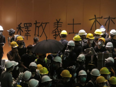 protesters storm hong kong parliament on china handover anniversary protesters storm hong kong parliament on china handover anniversary